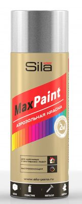 Краска аэрозоль 520мл, серая Sila HOME Max Paint RAL7040