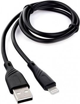 Кабель USB-iPhone8pin  1м Cablexpert Classic 0.1 2.1A чёрный