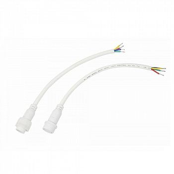 Соединительный кабель (5pin) 5х0,5мм2 300V белый IP67 Rexant