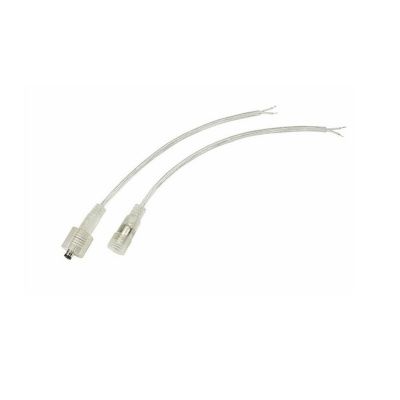 Соединительный кабель (2pin) 2х0,35мм2 300V прозрачный IP67 Rexant