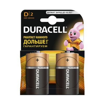 duracell LR20 2шт