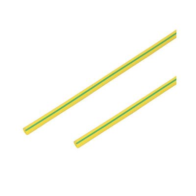 Трубка ТУТ нг  1,5/0,75 жёлто- зелёный 1м (50) Rexant