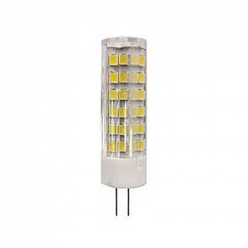 Лампа светодиодная LED JC-7W-220V-CER-827-G4 (диод, капсула, 7Вт, тепл, G4) ЭРА