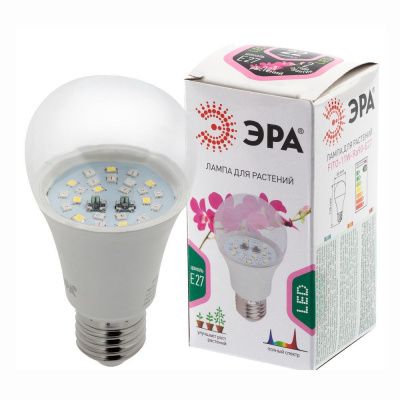 ЭРА LED FITO-11W-Ra90-E27 светодиодная лампа (д/растений)