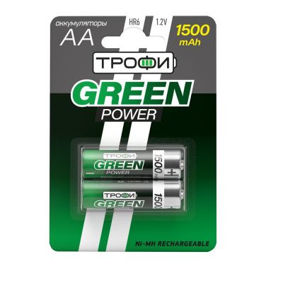 Аккумулятор AA HR6 1500mAh Ni-Mh 2BL Трофи