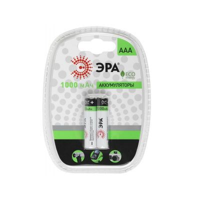 Аккумулятор AAA HR03 1000mAh Ni-Mh 2BL Эра