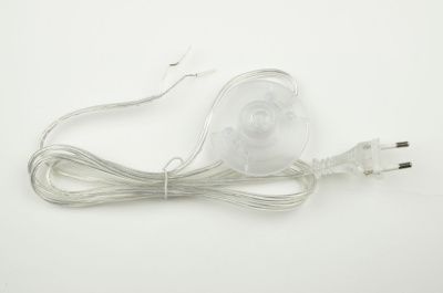 UNIEL Шнур сетевой с вилкой и выключателем (напольный) UCX-С21/02A-170 CLEAR 2А, 500Вт, 1,7м белый