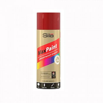 Краска аэрозоль 520мл, вишневый Sila HOME Max Paint RAL3003