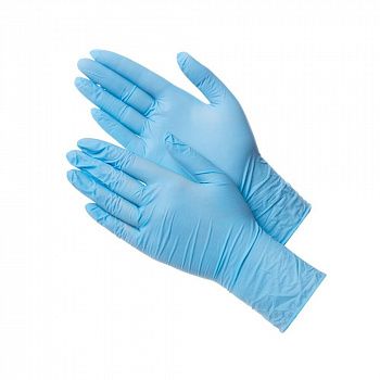 Перчатки нитриловые неопудр. синие, 8/M GWARD DELTAGRIP Ultra LS