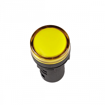Лампа AD22DS (LED) матрица d22мм желтый 230В TDM