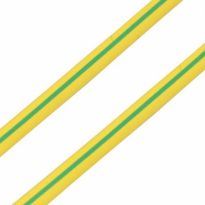 Трубка ТУТ нг 10/5 жёлто-зелёный 1м (50) Rexant