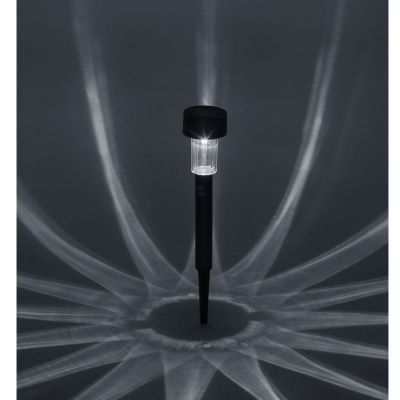 Светильник садовый SL-PL30 пластик, черный, 30см на солнечной батарее ЭРА
